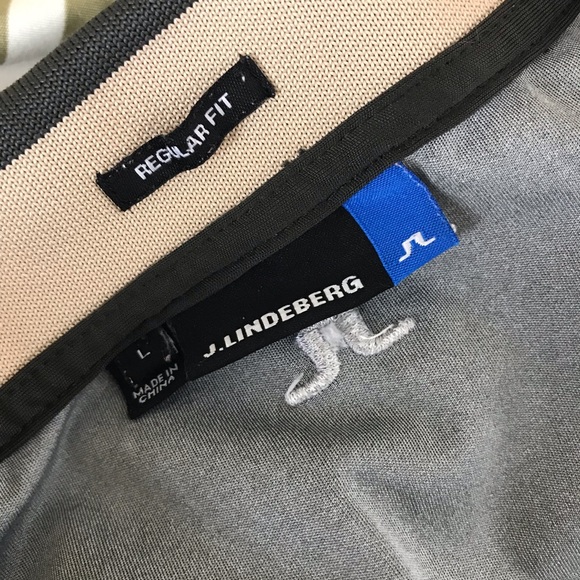 J. Lindeberg men's striped short sleeve polo shirt - Picture 7 of 7